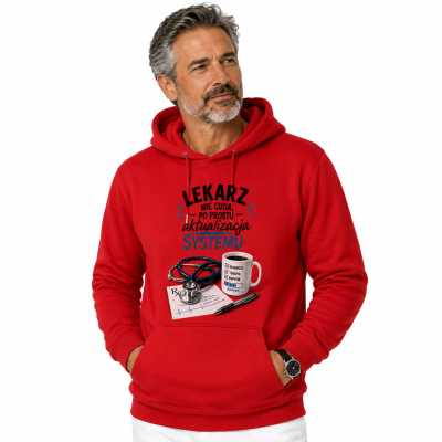 BLUZA Z KAPTUREM LEKARZ
